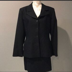 Francess & Rita Size 14 Black Embroidered Suit
